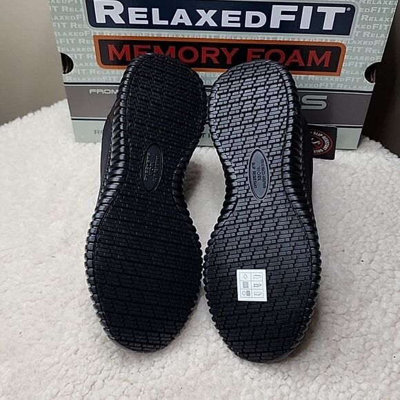 NWT Skechers Work Relaxed Fit: Cessnock - Carrboro Black Women's 6.5 - Picture 6 of 8